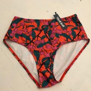 ModCloth Retro Cherries Bikini Bottom! NWT!